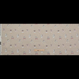 Stretch Cotton Sateen - Beige Faces - Run the World Print - Mood Exclusive Harvest Collection