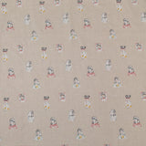 Cotton Voile - Beige Faces - Run the World Print - Mood Exclusive Harvest Collection