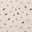 Cotton Voile - Cream Insects - Butterfly Effect Print - Mood Exclusive Harvest Collection