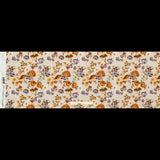Cotton Voile - Cream and Rust Floral - August Rush Print - Mood Exclusive Harvest Collection