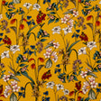 Stretch Polyester Crepe - Yellow Floral - Mediterranean Dreams Print - Mood Exclusive St. Tropez Collection