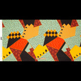 Cotton Voile - Mint, Yellow and Red Geometric - Geometric Playdates Print - Mood Exclusive St. Tropez Collection