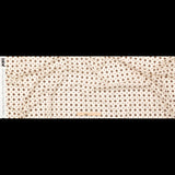 Cotton Voile - White and Brown Medallions - Gemstone Carnations Print - Mood Exclusive St. Tropez Collection