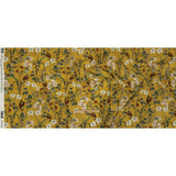 Cotton Voile - Yellow Floral - Mediterranean Dreams Print - Mood Exclusive St. Tropez Collection