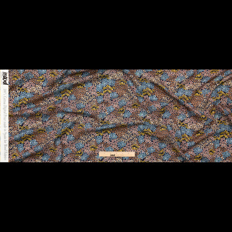 Cotton Voile - Indigo Floral - Floral Symphonies Print - Mood Exclusive St. Tropez Collection