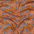 Cotton Voile - Terracotta Floral - Floral Symphonies Print - Mood Exclusive St. Tropez Collection