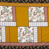 Cotton Voile - Yellow and Red Floral Patchwork - Paisley Patches Print - Mood Exclusive St. Tropez Collection