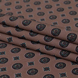 Stretch Polyester Crepe - Rose Taupe Medallions - Peaceful Ease Print - Mood Exclusive Kenko Collection