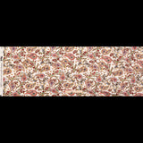 Stretch Polyester Crepe - White Paisleys - Thought Impressions Print - Mood Exclusive Kenko Collection