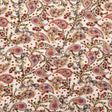 Stretch Polyester Crepe - White Paisleys - Thought Impressions Print - Mood Exclusive Kenko Collection