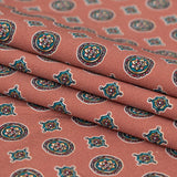 Stretch Cotton Sateen - Rose Taupe Medallions - Peaceful Ease Print - Mood Exclusive Kenko Collection