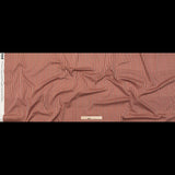 Stretch Cotton Sateen - Red and White Stripes - Evening Draws In Print - Mood Exclusive Kenko Collection