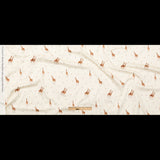 Stretch Cotton Sateen - White Giraffes and Diamonds - Span of Life Print - Mood Exclusive Kenko Collection