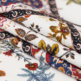 Stretch Cotton Sateen - Floral Patchwork - Ardent Love Print - Mood Exclusive Kenko Collection