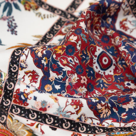 Stretch Cotton Sateen - Floral Patchwork - Ardent Love Print - Mood Exclusive Kenko Collection