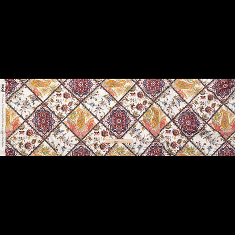 Stretch Cotton Sateen - Floral Patchwork - Ardent Love Print - Mood Exclusive Kenko Collection