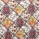 Stretch Cotton Sateen - Floral Patchwork - Ardent Love Print - Mood Exclusive Kenko Collection