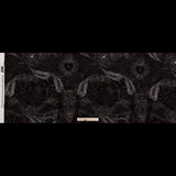 Stretch Polyester Crepe - Black Feathers - Miscellaneous Phenomena Print - Mood Exclusive Crow Collection