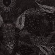 Stretch Polyester Crepe - Black Feathers - Miscellaneous Phenomena Print - Mood Exclusive Crow Collection
