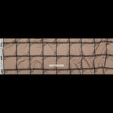 Stretch Cotton Sateen - Fawn Floral Windowpanes - The Prediction Print - Mood Exclusive Crow Collection
