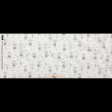 Cotton Voile - White Skeleton Marionettes - My Friend's Story Print - Mood Exclusive Crow Collection