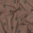 Cotton Voile - Taupe Hot Air Balloons - The Appointment Kept Print - Mood Exclusive Crow Collection