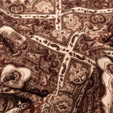 Stretch Polyester Crepe - Bandana Patchwork - Majestic Medley Print - Mood Exclusive Serengeti Collection