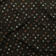 Stretch Polyester Crepe - Olive Green LIttle Medallions - Emblematic Medallions Print - Mood Exclusive Serengeti Collection