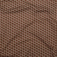 Stretch Cotton Sateen - Maroon Geometric - Isometric Entanglement Print - Mood Exclusive Serengeti Collection