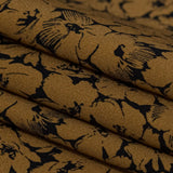 Stretch Cotton Sateen - Dijon Floral - Poppy Paradise Print - Mood Exclusive Serengeti Collection
