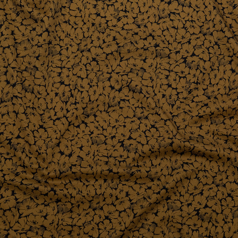 Stretch Cotton Sateen - Dijon Floral - Poppy Paradise Print - Mood Exclusive Serengeti Collection