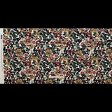 Stretch Cotton Sateen - White and Green Floral - Ethereal Verdure Print - Mood Exclusive Serengeti Collection