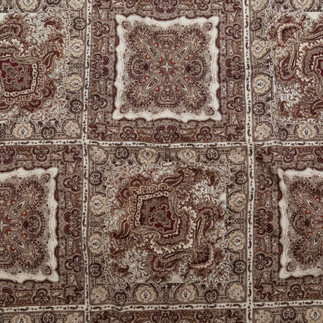 Stretch Cotton Sateen - Bandana Patchwork - Majestic Medley Print - Mood Exclusive Serengeti Collection