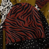 Stretch Cotton Sateen - Yellow, Red and Black Patchwork - Tiled Coalescence Print - Mood Exclusive Serengeti Collection