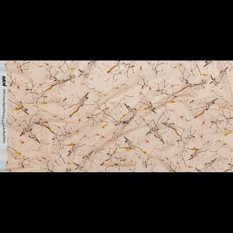 Cotton Voile - Pale Pink Abstract - Fragmented Impressions Print - Mood Exclusive Serengeti Collection