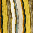 Rayon Challis - Yellow and Royal Blue Painted Stripes - Nilotic Wasteland Print - Mood Exclusive Tumunyana Collection