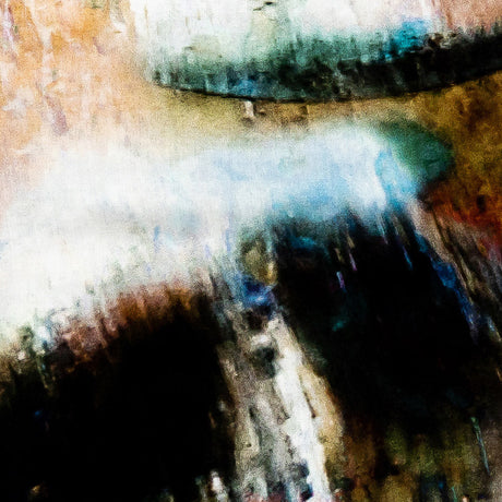 Rayon Challis - Chartreuse and Beige Painterly Abstract - Ethereal Apparition Print - Mood Exclusive Tumunyana Collection