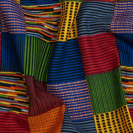 Mood Exclusive Palladian Patchwork Linen and Rayon Woven