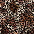 Rayon Challis - Beige and Black Leopard Spots - Animato Print - Mood Exclusive Viso Collection