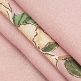 Rayon Challis - Pink and Yellow Roses - Grazie Print - Mood Exclusive Viso Collection