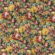 Stretch Cotton Sateen - Yellow, Pink and Green Floral - Tappezzeria Print - Mood Exclusive Viso Collection