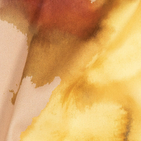 Stretch Cotton Sateen - Rainbow Painterly Abstract - Fresco Print - Mood Exclusive Viso Collection
