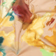 Stretch Cotton Sateen - Rainbow Painterly Abstract - Fresco Print - Mood Exclusive Viso Collection