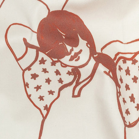 Stretch Cotton Sateen - Pink and White Women - Cameo Print - Mood Exclusive Viso Collection