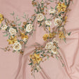 Cotton Voile - Pink, Yellow and White Rose Sprays - Bella Verona Print - Mood Exclusive Viso Collection
