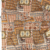 Cotton Voile - Pink and Orange Ornate Patchwork - Arabesco Print - Mood Exclusive Viso Collection