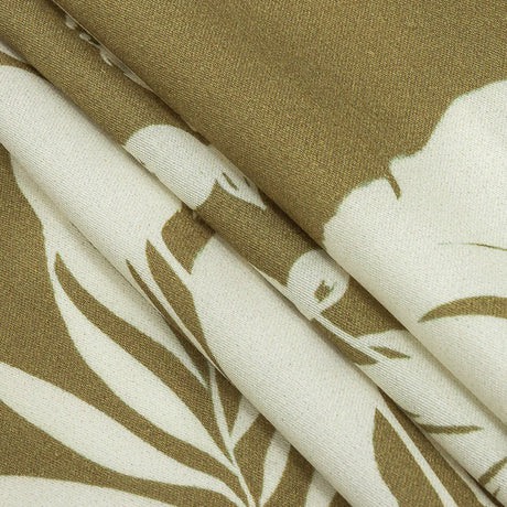 Rayon Challis - Olive Animals and Leaves - Understory Samba Print - Mood Exclusive Rio Collection