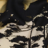 Rayon Challis - Watercolor Trees - Spectral Canopy Print - Mood Exclusive Rio Collection