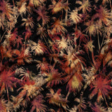 Rayon Challis - Black and Pink Palm Trees - Pindorama Print - Mood Exclusive Rio Collection