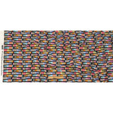 Cotton Voile - Rainbow Bottles on Black - Pop Bottle Parade Print - Mood Exclusive Sugar Collection